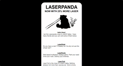 Desktop Screenshot of laserpanda.com